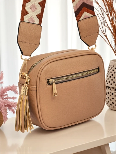 Royalfashion Small Women's Eco-Leather Handbag with Colorful Strap Kovi Lace