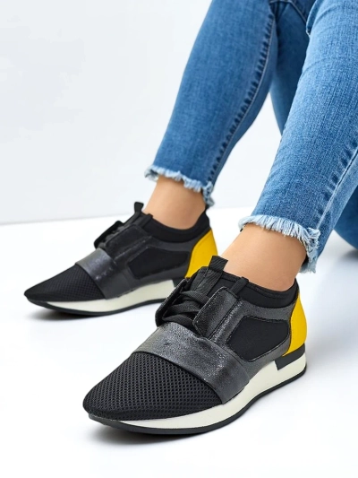 Royalfashion Women's Sport Sneakers Fabric Gentlesi