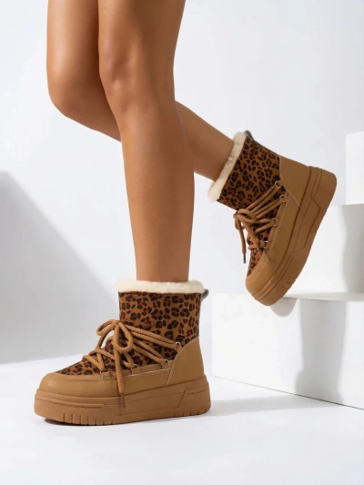 Royalfashion Women's laced snow boots Moniuc