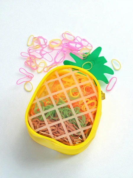 Royalfashion Multicolor Pineapple Silicone Elastics