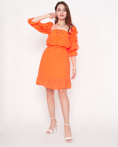 Oranž neoon naiste hispaania kleit - Riietus