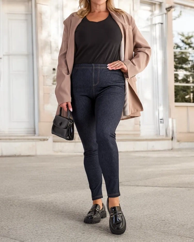 Royalfashion Naiste Treggings PLUS SIZE Püksid