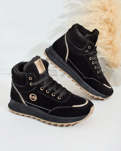 Royalfashion Утепленные женские кроссовки с мехом Casill