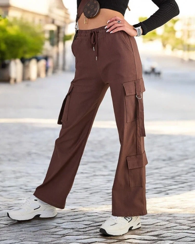 Royalfashion Women's fabric combat pants