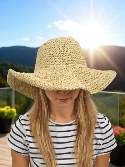 Royalfashion Women's Straw Hat Lila Sun