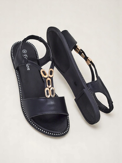 Royalfashion Women's Sandals with Decorative Straps Siena Glow