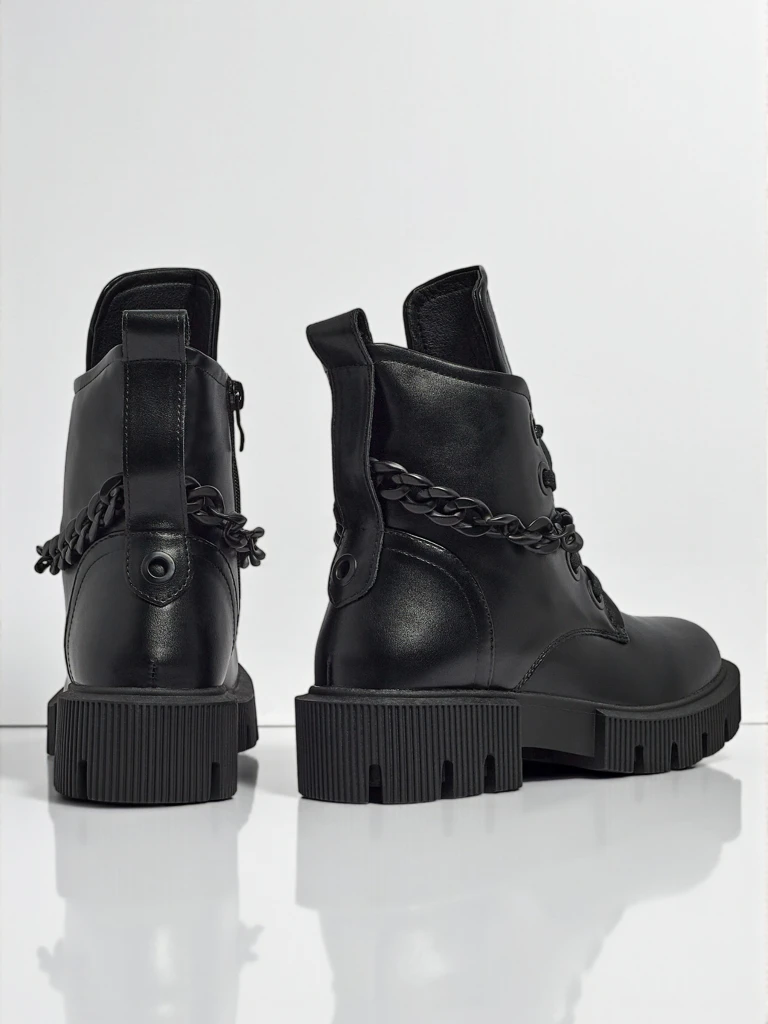 Anviq Women's Eco-Leather Lace-Up Ankle Boots