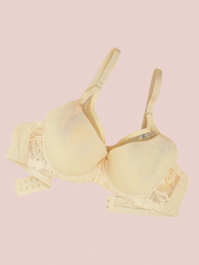 Royalfashion Women's padded bra with mesh