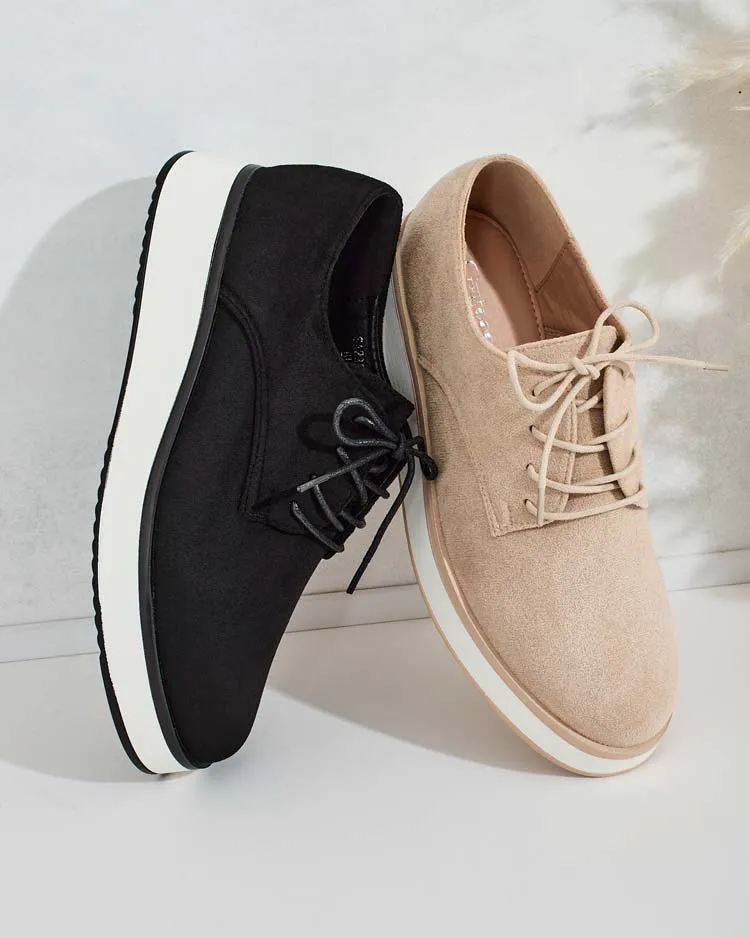 Royalfashion Женские полусапоги на шнуровке Gori