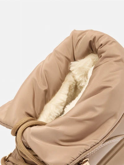 Royalfashion Naiste liibuvad lumesaapad pruuni värvi Dabenda