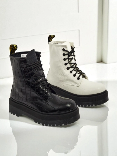 Women's Arvessa Embossed Worker Boots