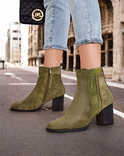 Royalfashion Womneno's git heil boots Venotto