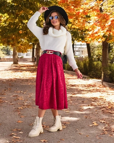 Royalfashion Women's midi skirt