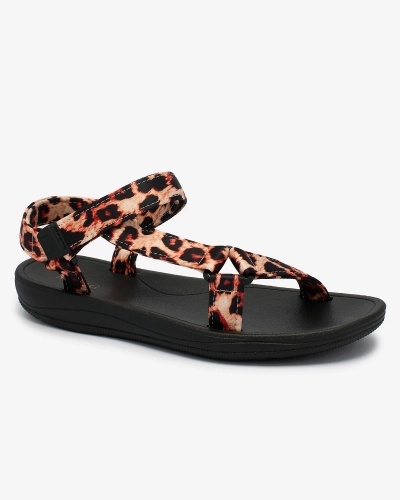 Royalfashion Beige women's sandals Leonno