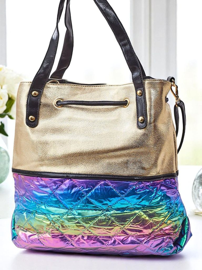 Royalfashion Suur naiste käekott Golden Luxe Shopper