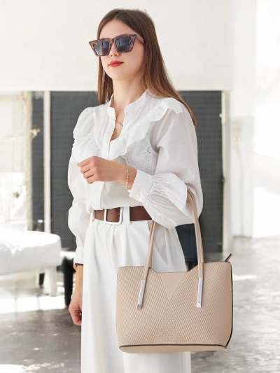 Royalfashion Двойная женская сумка с тиснением