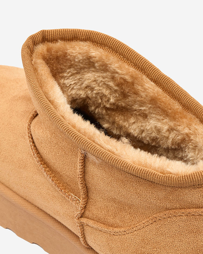 Royalfashion Brown women's platform snow boots Ersinella