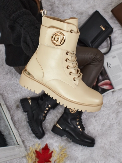 Women's Worker Boots with Embellishments Lorice