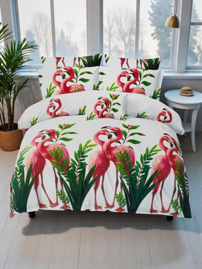 Royalfashion Mustriline voodipesu 160x200 komplekt 4-OSALINE