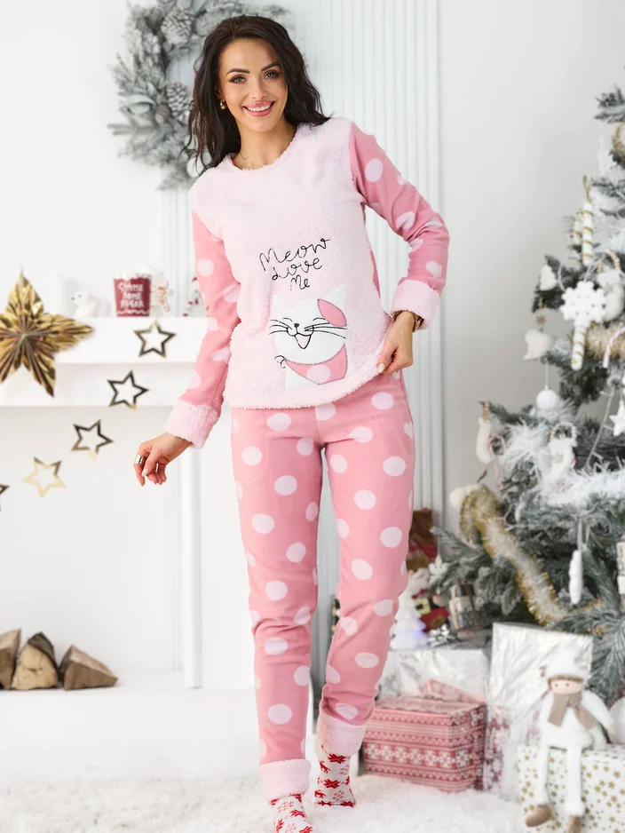 Royalfashion Women's pajamas with a kitten
