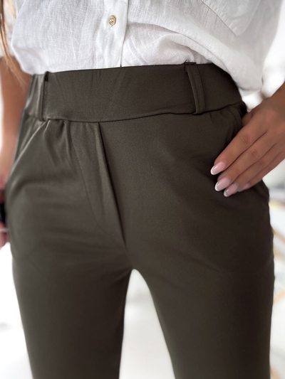 Royalfashion Khaki naiste teggings püksid