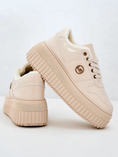 Royalfashion Warmed women's sneakers with fur Rozit