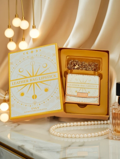 Aphrodite Aurora Luxe — Eleganckie Skorzane Etui z Trio Pomadek 2,5/10ml Amalfi