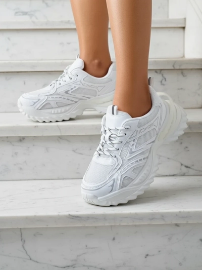 White Elysia Comfort Sneakers