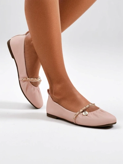 Royalfashion Женские балетки с цепочкой Lancys