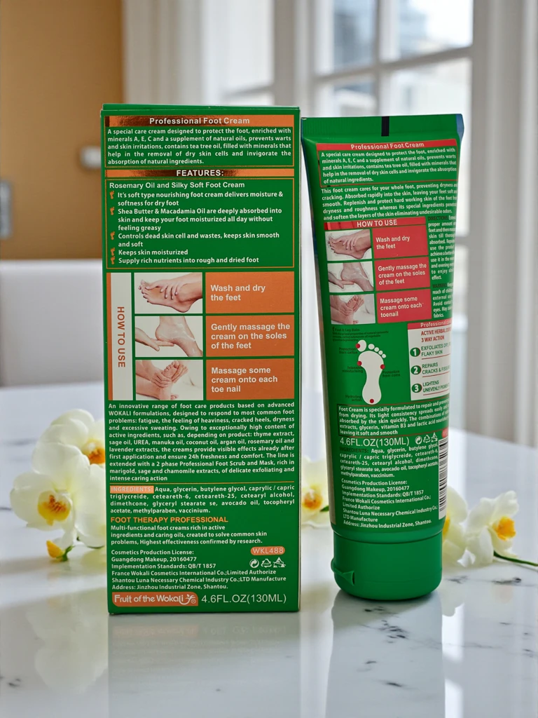 Deeply Moisturizing and Regenerating Cream for Feet and Dry Heels