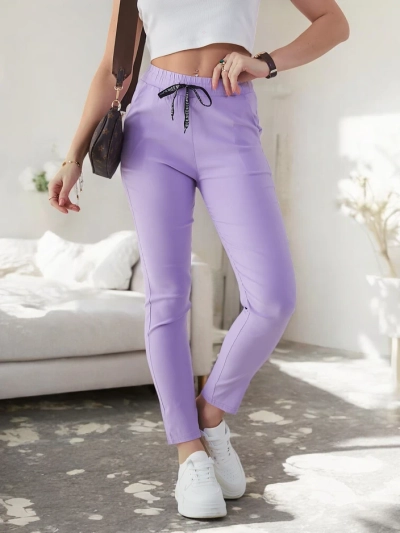 Royalfashion Женские хлопковые брюки Slim Fit