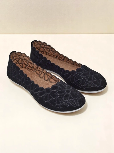 Royalfashion Floral Women’s Ballet Flats Magerro