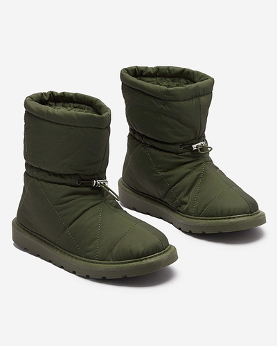 Tumerohelised naiste soojustatud saapad a'la snow boots Kaliolen - Jalatsid