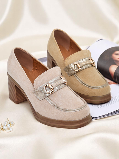 Royalfashion naiste plokk-kontsaga loafersid Apareus