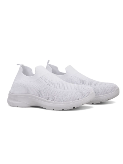 Valged naiste slip-on tossud Aura Bianca – kerged ja hingavad suveks ja kevadeks