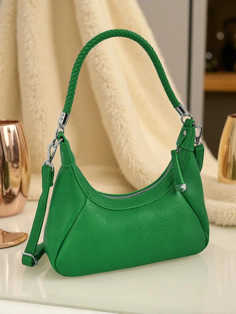 Royalfashion Маленькая женская сумочка из экокожи с декоративным ремешком Lacquea