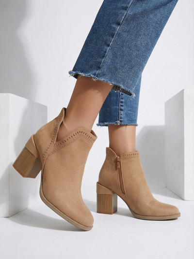 Royalfashion Women's heeled ankle boots Vettot