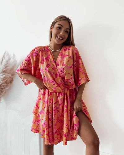 Royalfashion Naiste originaalmustriga minikleit