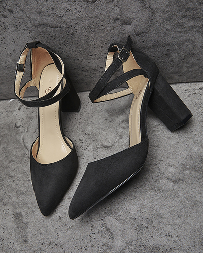 Черные женские туфли на шпильке Amagy- Footwear