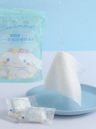 Cotton towels in capsules 20 pcs.