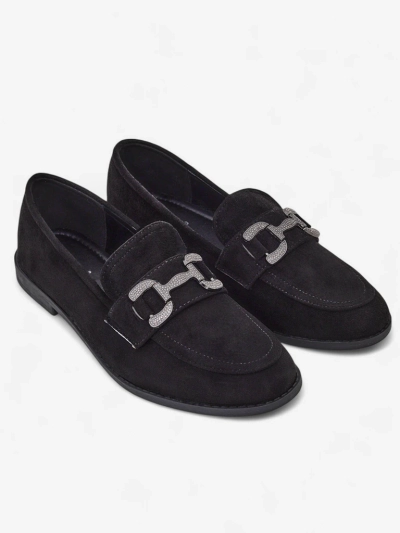 Royalfashion Elegant naiste loafers, mida kaunistavad zirkoonid Zante