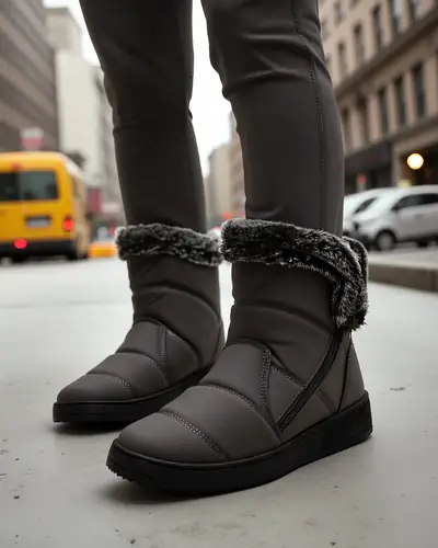 Royalfashion Women's winter boots resembling snow boots Baccinis