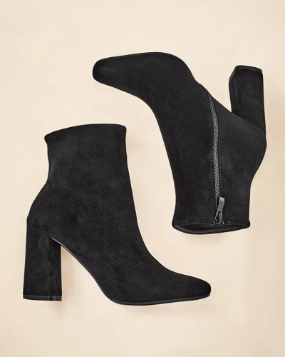 Royalfashion Eco-suede kvinder ankelstøvler på en stolpe Emoro