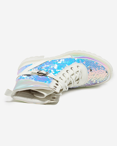 Valged litritega naiste saapad firmalt Impresa - Jalatsid