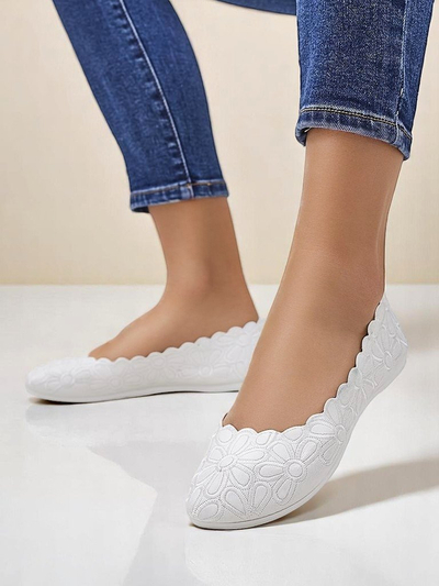 Royalfashion Floral women’s Magerro ballet flats