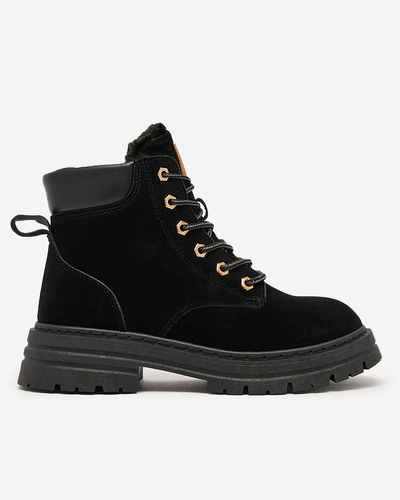 Royalfashion Black women's insulated trapper boots Radoras