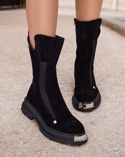 Royalfashion Naiste öko-mokkamoe saapad Homni