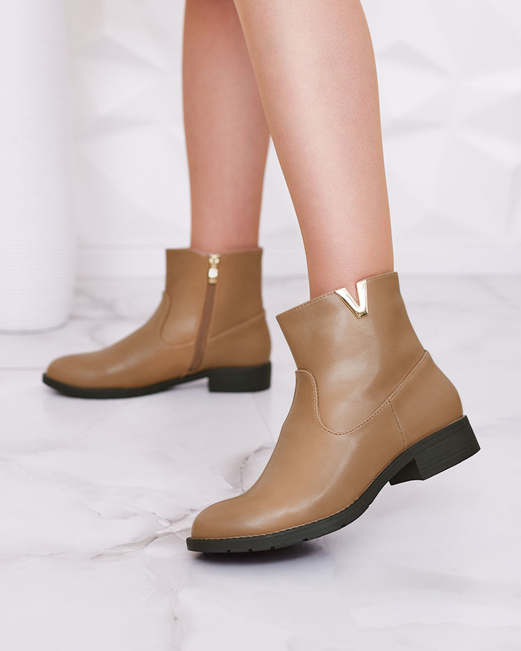 Royalfashion Light brown women's Perfoler boots