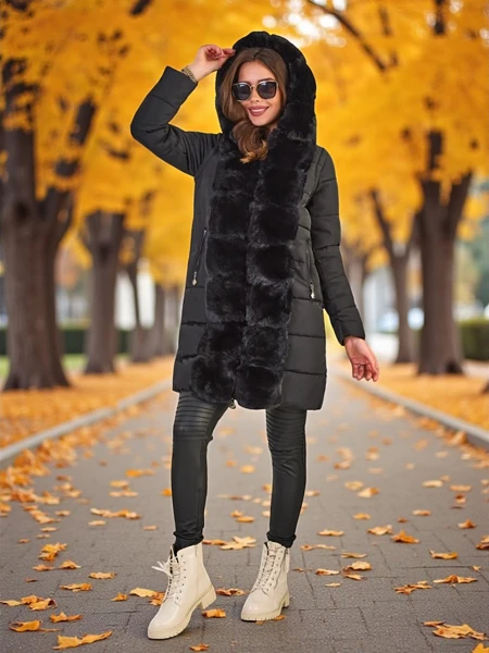 Royalfashion Kvinner jakke med avtagbare ermer