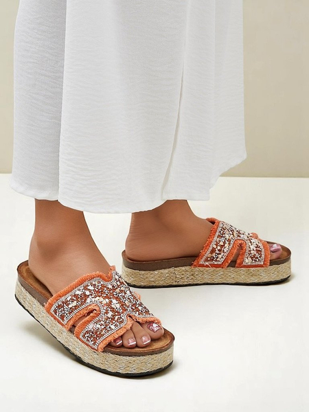 Royalfashion Женские шлёпанцы с украшениями Candy Candy